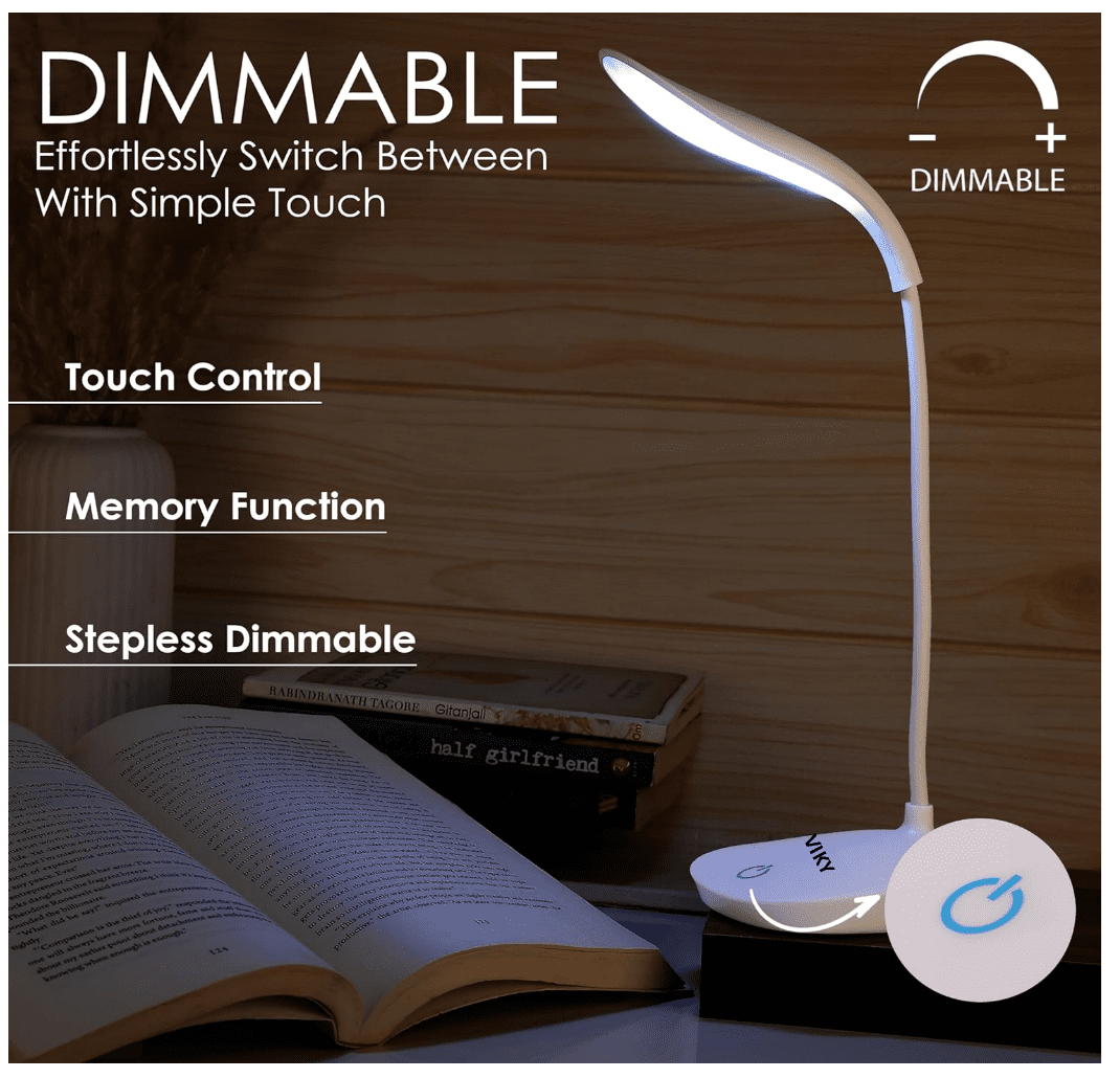 VIKY Sleek Rechargeable LED Table Lamp - Image 5