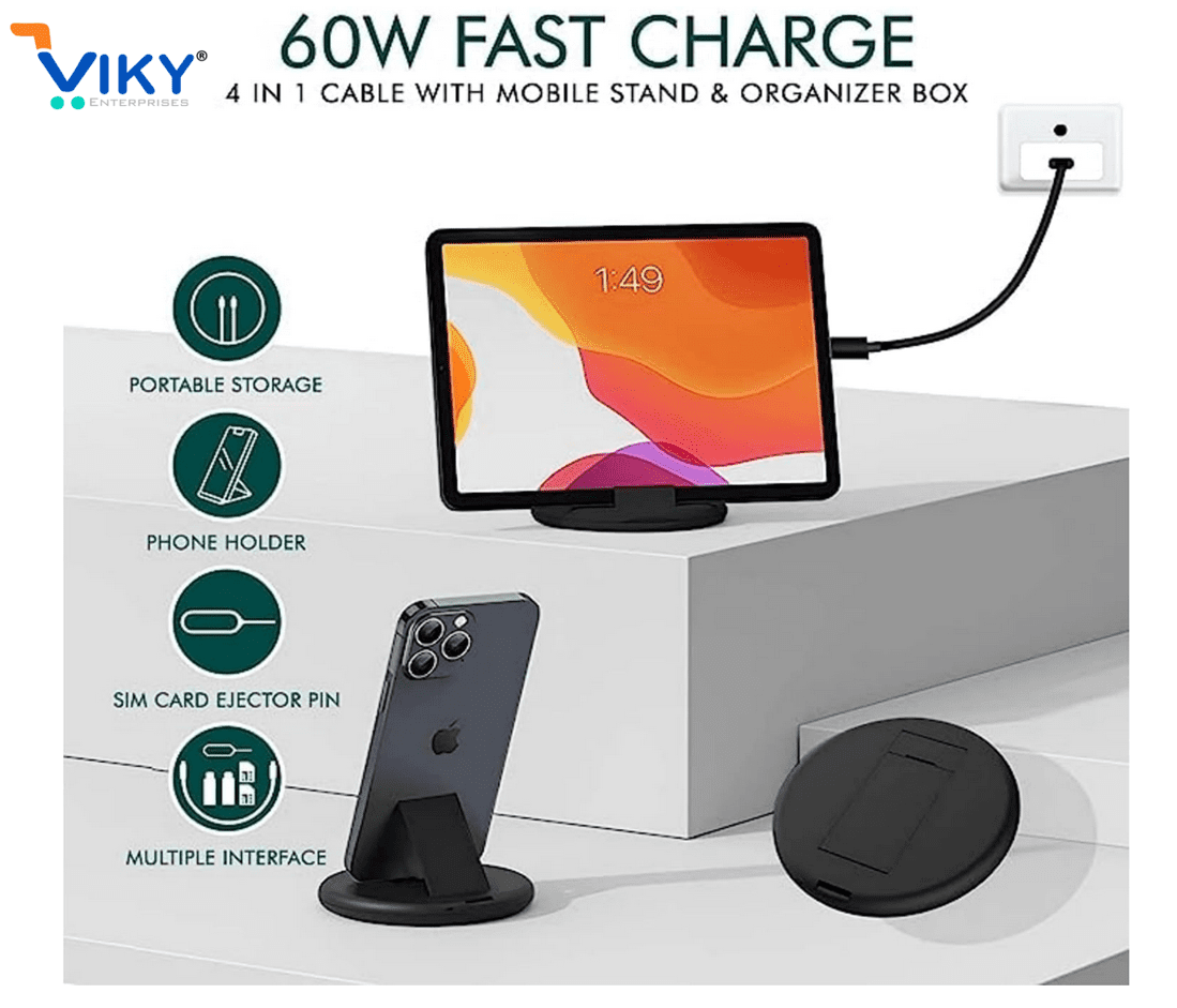VIKY All in One Travel Data Cable Set - Image 5