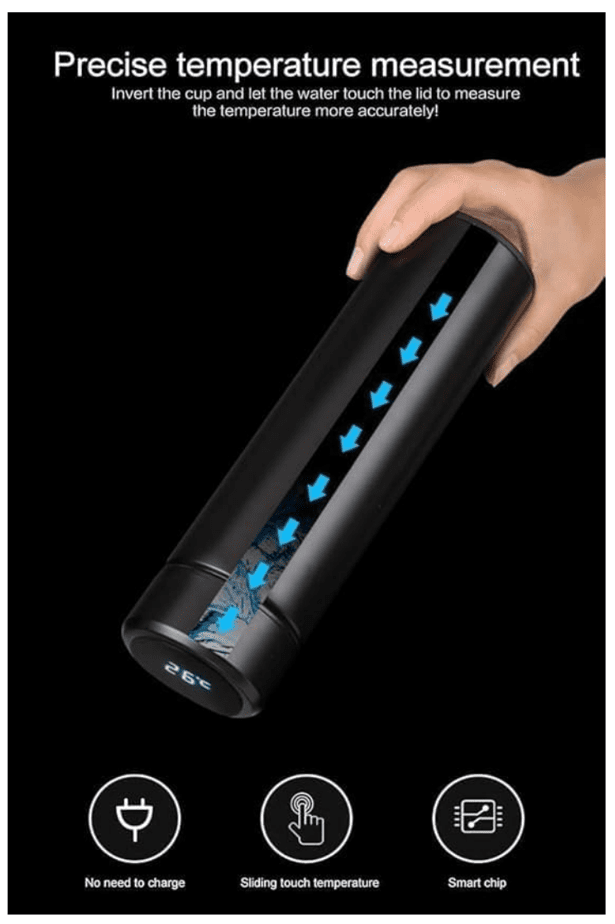 VIKY Stainless Steel Smart Water Bottle - Image 4