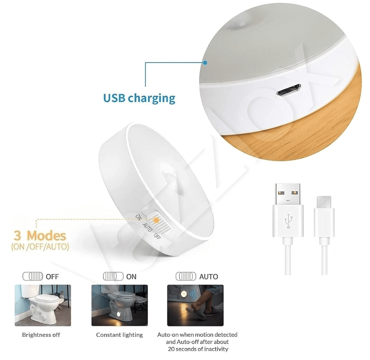 VIKY Motion Sensor Wireless LED Light - Image 2