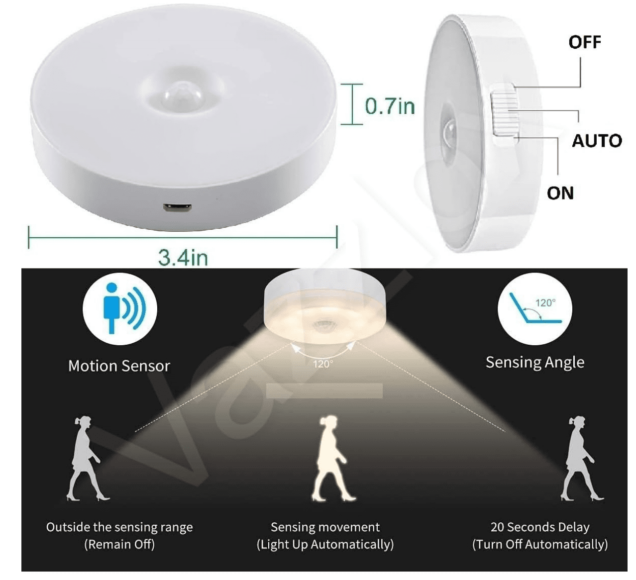 VIKY Motion Sensor Wireless LED Light - Image 8